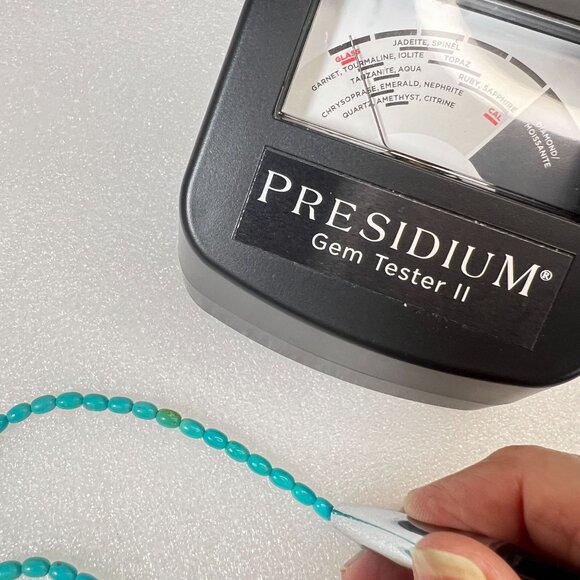 Artisan SDH Necklace .999 Fine Silver Pendant Dyed Gemstone Beads 16 1/2" 17.43g - Picture 2 of 7